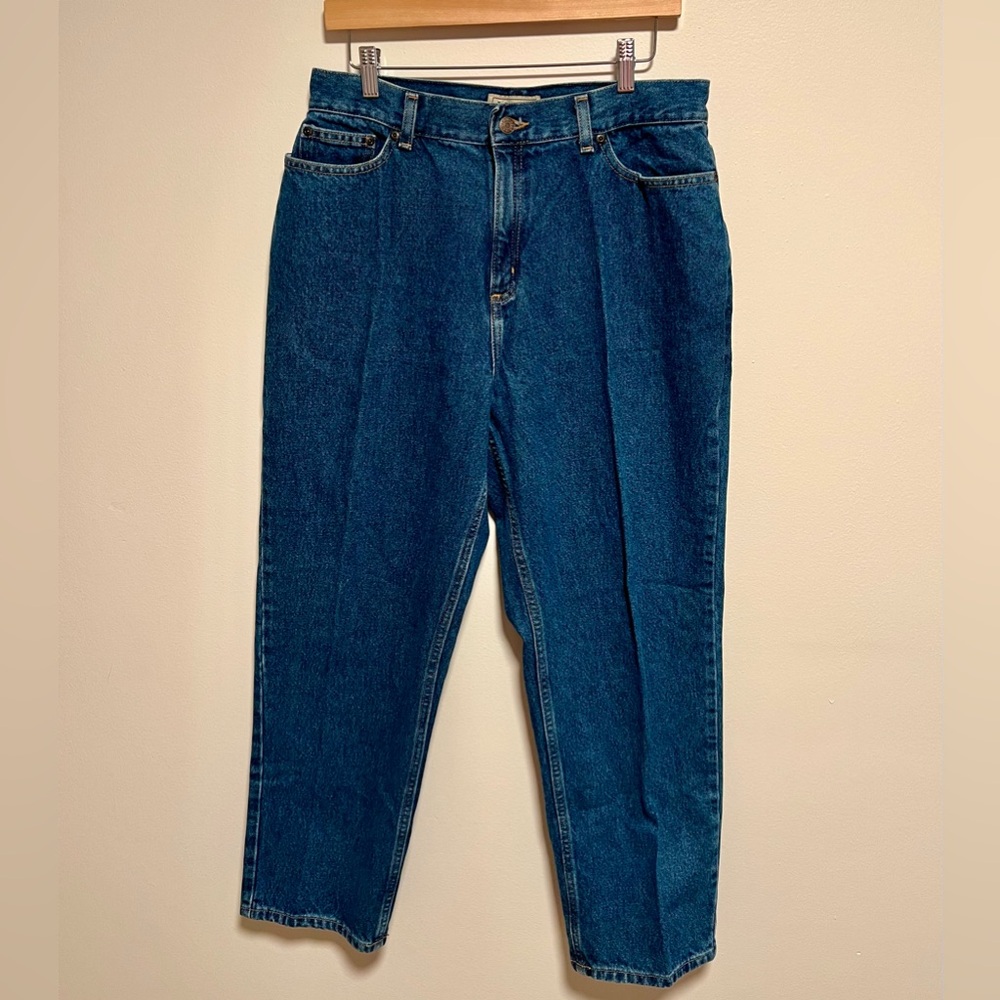 Y2K LL Bean Classic Fit Curvy Straight Leg Jeans Size 14
